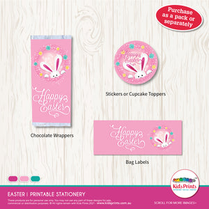 Easter Gift Printable - Chocolate Wrapper - Kids Prints Online