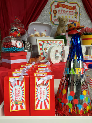 Circus Party | Thank you Tag - Kids Prints Online
