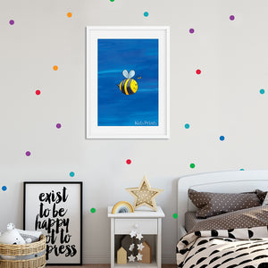 Happy Bee Print - Kids Prints Online