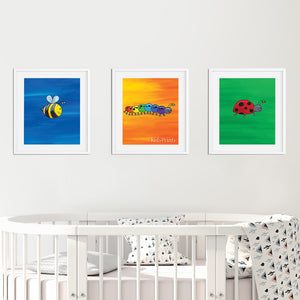 Happy Caterpillar Print - Kids Prints Online