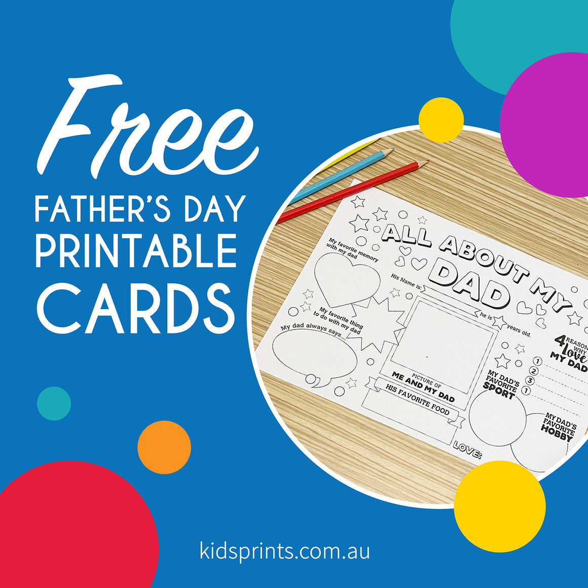 Father's Day Coloring Pages Free Printables