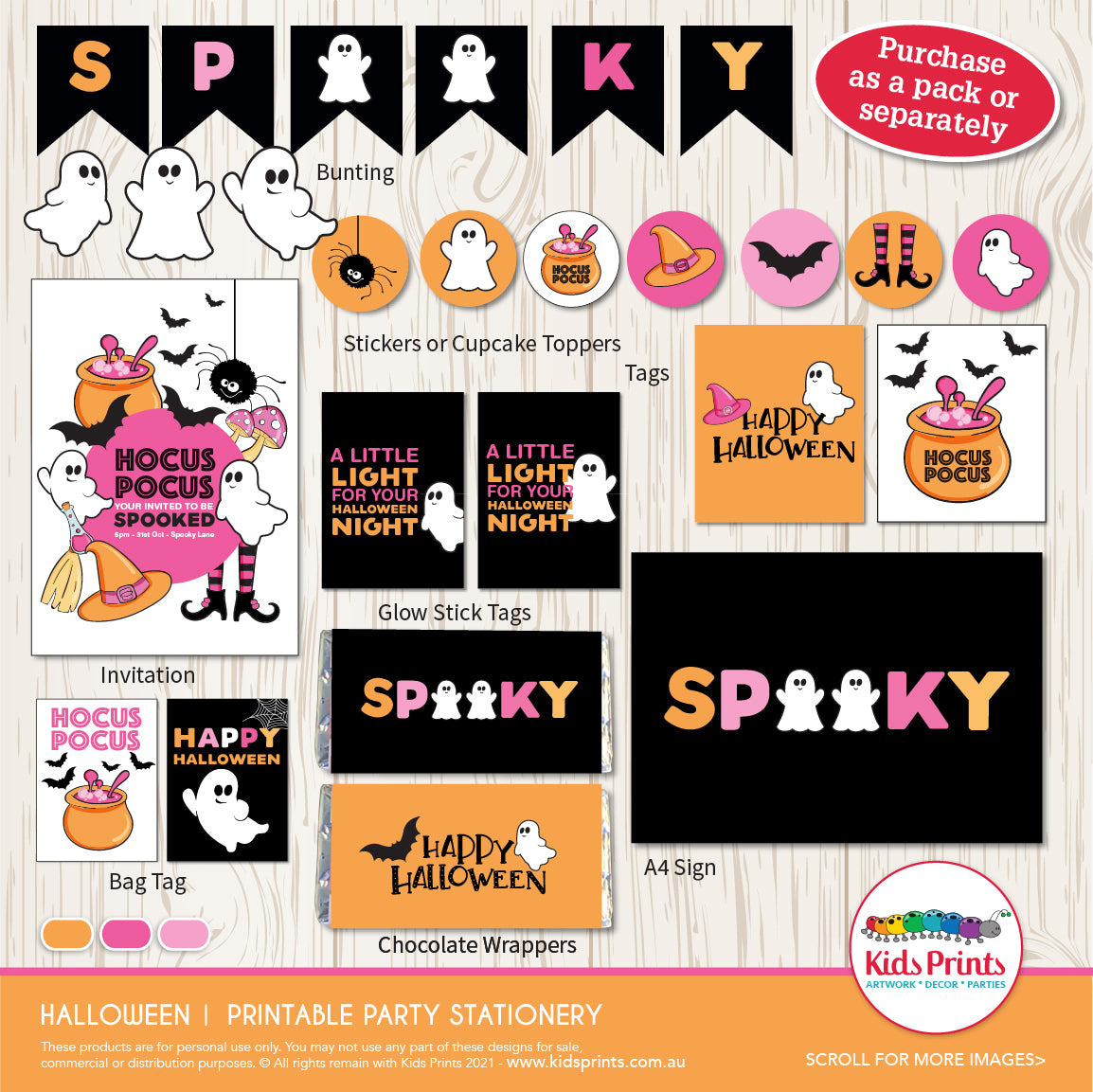 Halloween Party | Printable Stationery - Kids Prints