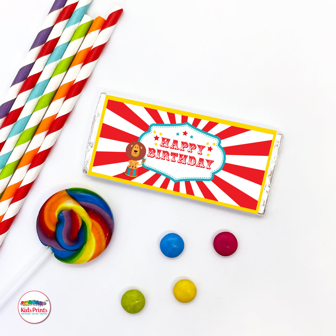 Circus Party | Chocolate Wrapper | Kids Prints