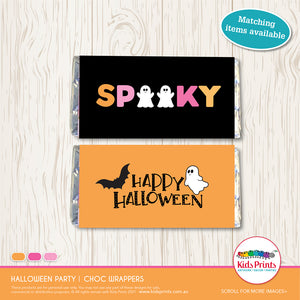 Halloween | Chocolate Wrapper | Kids Prints
