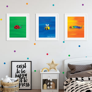 Happy Caterpillar Print - Kids Prints Online