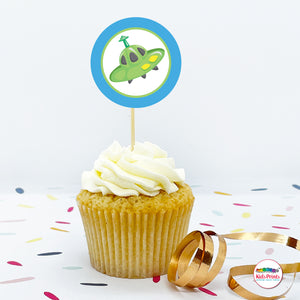 Space Party | Cupcake Toppers | Kids Prints